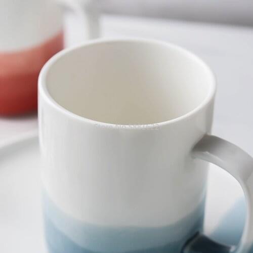 Ceramic mug drinking cup coffee cup office home 4 color options Landscape