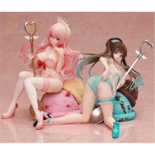 Tasting Girl Strawberry Milk & Chocolate Mint Toy 1/8 Figure Model Toy Collection Anime Figure Toys Statue 20cm No Box