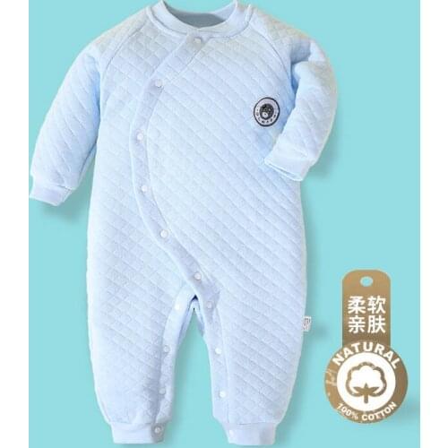 Jumpsuit Pajamas Kid Clothing Autumn & Winter Newborn Baby Clothes Thicken Print Baby Boy Romper Warm Infant Girl Soft Fleece