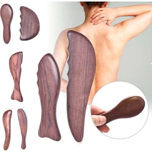 1PC Wood Massager Presotherapy Tools Body Foot Reflexology Shiatsu Thai Massage Scraping Board Massage Tool