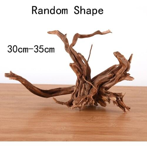 Natural Tree Trunk Driftwood Fish Tank Driftwood Aquarium Fish Tank Plant Aquarium Decoration Home Desktop Decoration Random