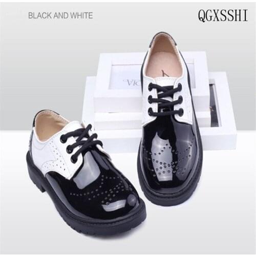 Кожаные ботинки для мальчиков QGXSSHI China At AliExpress