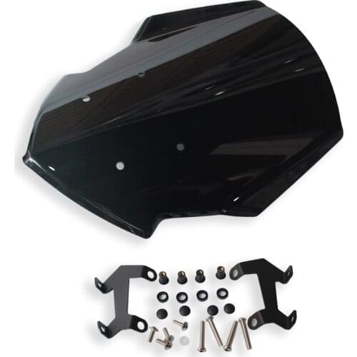 For Yamaha MT07 FZ07 2018 2019 Motorcycle Windscreen Windshield Deflector Shield Screen Protector With Bracket