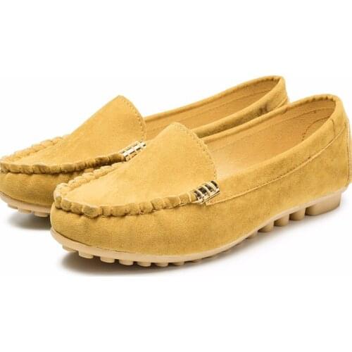 Women Casual Flat Shoes Spring Autumn Flat Loafer Women Shoes Slips Soft Round Toe Denim Flats Jeans Shoes Woman Plus Size