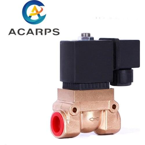 1/2inch High Pressure Solenoid Valve 50 bar Brass Normally Closed 220VAC 24VDC 12VDC