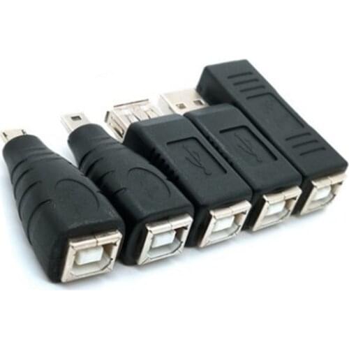 1PC NEW USB Type A Female to Printer Scanner Type B Female Adapter Adaptor Converter Connectors Accessories Wholesale