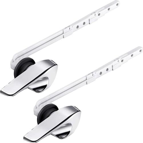 2 Pieces Toilet Handle Replacement Compatible with GP30324-CP Toilet Trip Lever Replacement Polished Chrome Service