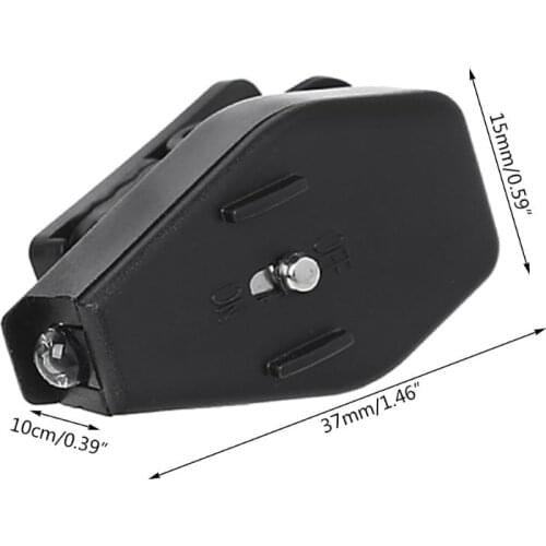 2pcs LED Eyeglass Clip Light Flexible Book Reading Lights Adjustable Lighting Tools