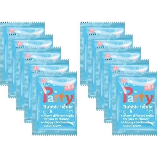 20x/10x Water Soap Bubble Liquid Bubble Refills Toys Bubbles Water Concentrate Soap Materials 10ml For Bubbling Gun Refills Toy