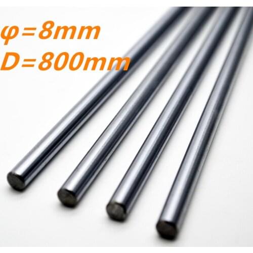 4pcs 8mm 8x800 linear shaft 8mm x 800mm Cylinder Liner Rail Linear Shaft axis cnc parts 3D Printer Parts & Accessories
