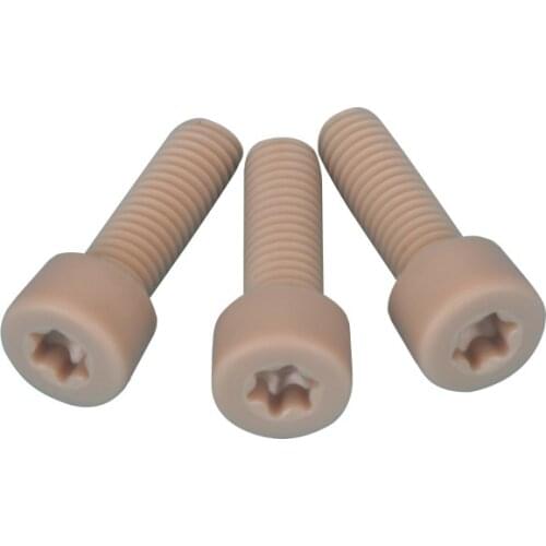 M2 M3 M4 M5 High temperature resistant Peek pan head bolt screws Round head cross Highs strength bolts Phillips 6mm-30mm