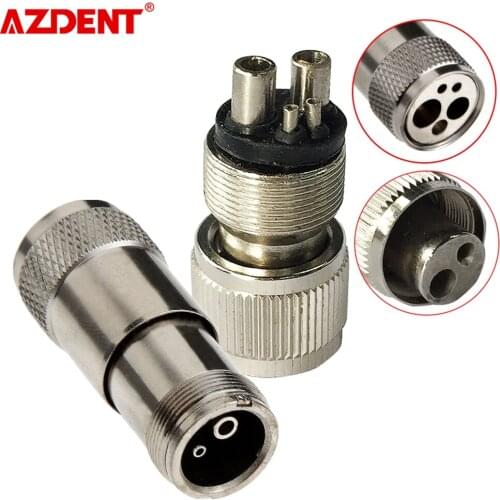 5PCS Dental Turbine Adapter from B2 to M4 and M4 to B2 Changer Connector Tool for Handpiece