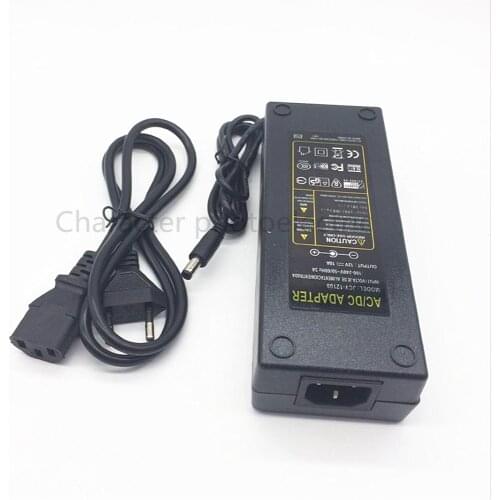 AC100-240V to DC 12V 10A power adapter for led strip LCD CCTV US/EU plug DC12V Lighting transformer