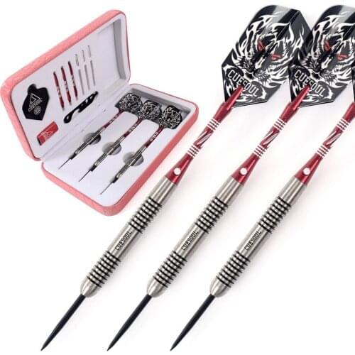 CUESOUL 18 Grams Tungsten Steel Tip Darts Set 85% Tungsten
