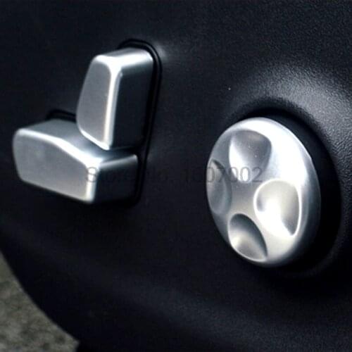 For Jeep Cherokee 2014 2015 ABS Chrome Car Seat Control Button Switch Cover Trim Decoration Auto Interior Accessories
