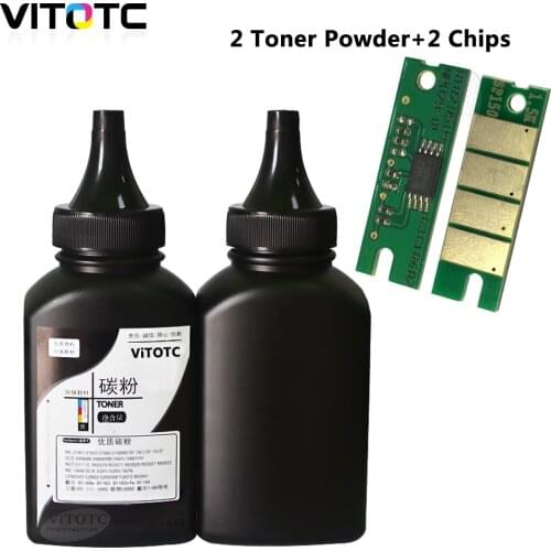 For Ricoh SP 150su SP150 150 SP150su SP150w SP150suw SP150su SP150w Refill Toner Powder 2 Bottle Toners + 2 Cartridge Chips