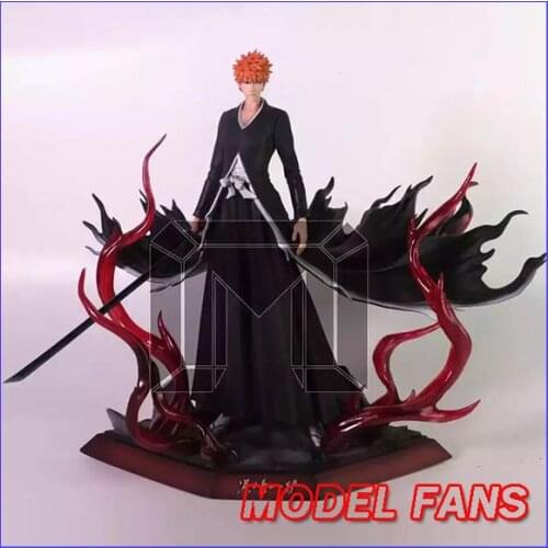 MODEL FANS IN-STOCK original MODEL PLACE BLEACH 28cm height Kurosaki ichigo GK resin figure for Collection