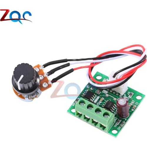 DC Motor Speed Controller PWM 1803BK 1.8V 3V 5V 6V 12V 2A Low Voltage Speed Regulator Control Module Adjustable Driver Board