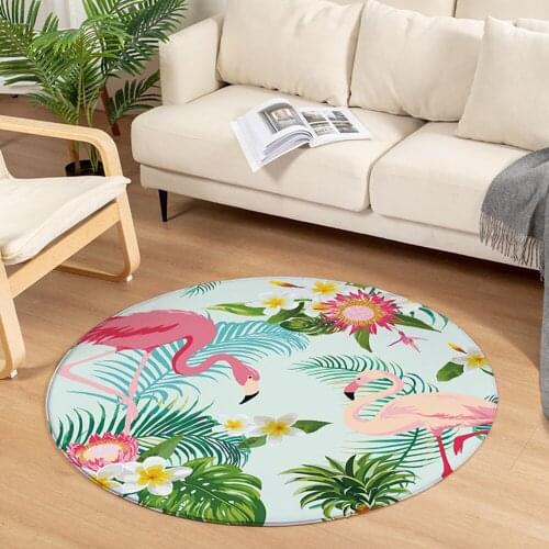 New fashion home living room decoration circular carpet bedroom bedside table computer chair antiskid childrens carpet