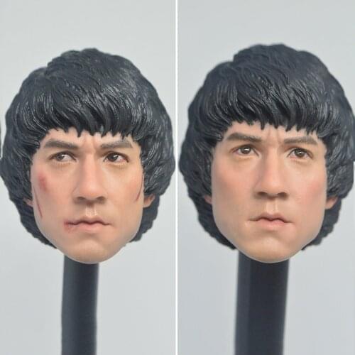 Kung Fu Superstar Jackie Chan Head Sculpt Action Figure Collection Doll Toys Gift Model Head Carving toy for collection
