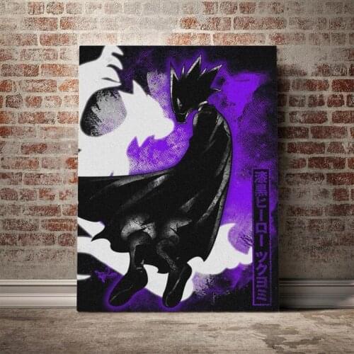 Wall Art Home Decor Hd Print Tokoyami Fumikage Modular Japan Anime Picture Posters Canvas Painting For Bedroom Artwork No Frame