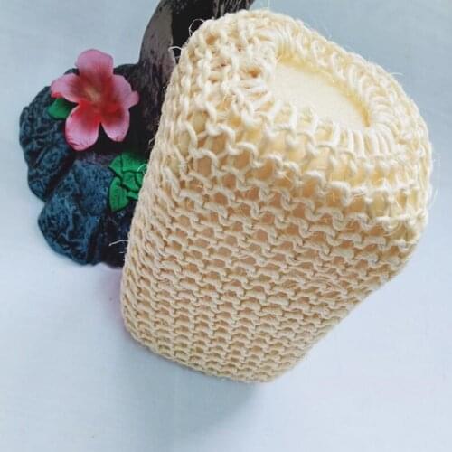 Natural Bath Sisal Sponge Exfoliating Shower Sponge Remove the Dead Skin for Home or Hotel 14*10cm LX7594