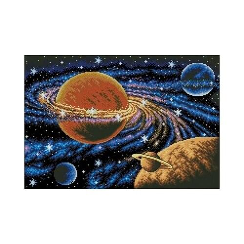 Panna PZ-1788 Milky Way Counted Cross Stitch 11CT 14CT 18CT DIY Chinese Cross Stitch Kits Embroidery Needlework Sets