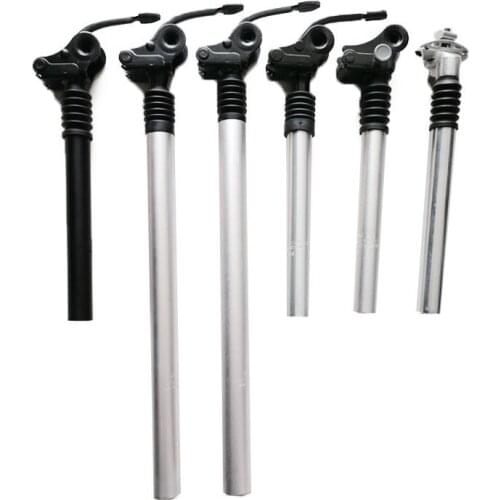 E-bike Seatpost 25.4 27.2 28.6 31.8 33.9mm Suspension Damping Seat Tube 300 350 500mm Folding Bike Aluminum Alloy Saddle Pole