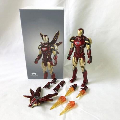 In stock steel hero mk85 hand-made 1/12 metal alloy model soldier joint movable built-in LED light