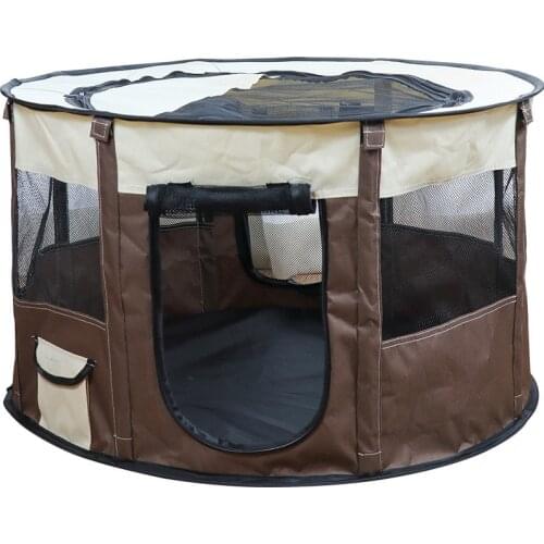 Portable Folding Pet Tent Dog House For Cat Tent Playpen Puppy Kennel Easy Operation Fence Outdoor Dogs House