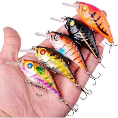 1PCS ABS Minnow Fishing Lures 8cm 14g Jig 3D Eyes Crankbait Carp Striped bass Pesca Fishing tackle For Pike