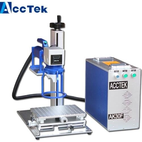 Jinan professional metal laser engraving machine fiber laser animal ear tag ring marking machine