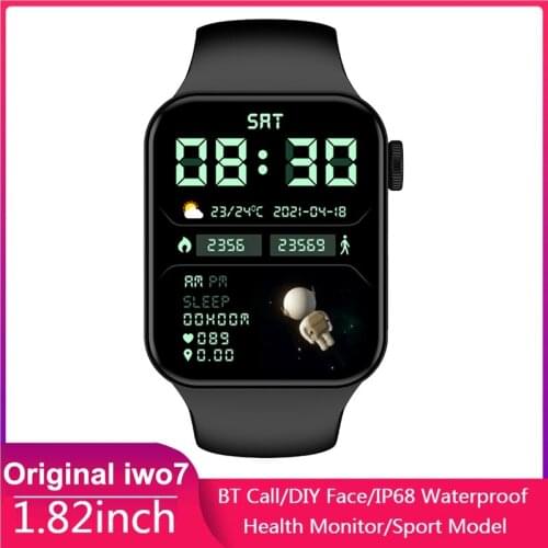 Series 7 IWO 7 Smartwatch 1.82'' Screen Call Watches Men Women Smart Watch Fitness Tracker For Android IOS PK HW16 HW22 W37 PRO