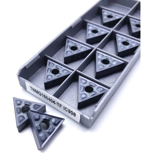 TNMG160404 TNMG160408 TF IC907 IC908 External Turning Tools Carbide insert TNMG Lathe cutter Tool of Lathe tool turning insert