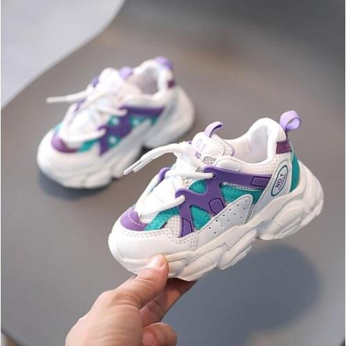 Spring Kids Shoes 2021 Fashion Mesh Casual Children Sneakers For Boys Girls Toddler Baby Breathable Sport Running Shoes