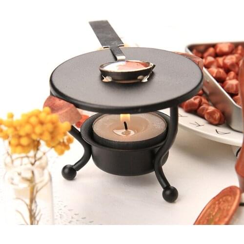 Retro Sealing Wax Furnace Stove Tripod Fire Paint Wax Seal Stamp Stick Warmer Wax Furnace Stove Pot Melting Glue DIY Craft