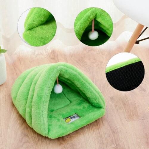 High Quality Soft Fleece Pet Dog Cat Warm Bed Indoor Small Dog House Nest Mat Kennel For Cat Litter Puppy Blanket Basket Cushion