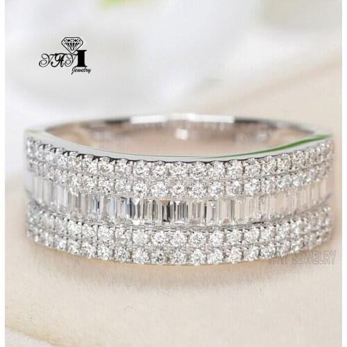 YaYI Jewelry Princess Cut 5.5 CT Multi Zircon Silver Color Engagement Rings wedding Heart Rings Girls Party Rings Gifts