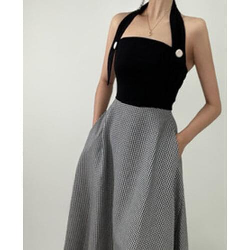 NEW Autumn Pleated Maxi Dress for Woman V-neck Runway Party Dresses Ladies Lace Patchwork Clothing Woman Vestidos Lantern Sleeve