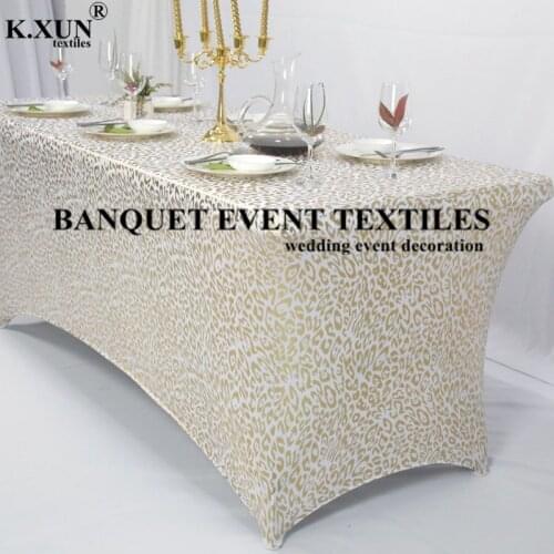 1pcs 183x76x76cm Spandex Table Cover Lycra Stretch Tablecloth Table Cloth Overlay For Wedding Event Party Decoration