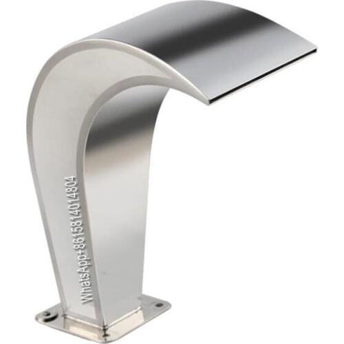 1pc 304 stainless steel waterfall pool fountain Swimming pool water fountain water curtain nozzle