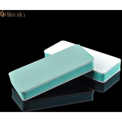 10 Pcs/Lot Nail Art Buffer File Green Block Pedicure Manicure Buffing Tools Sponge Diamond Rubbing Polished Surface Nail Buffer