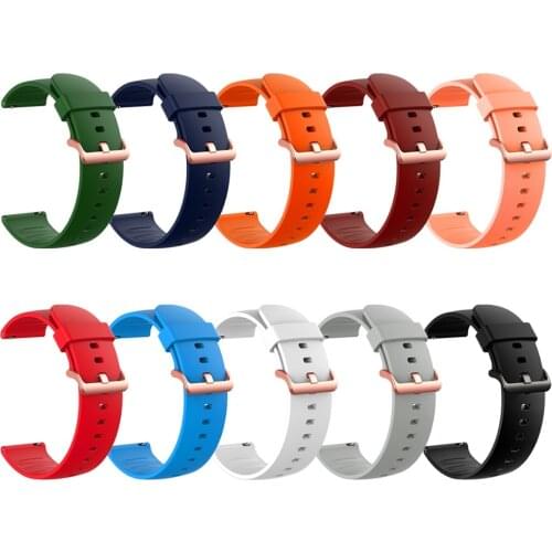 22MM Sports Silicone Watch Band Color Watch Strap For Xiaomi Color Watch For Huawei Watch GT/GT2 46mm Wristband