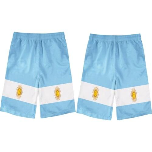Argentina male youth custom name number ARG country gyms beach shorts flag spanish argentine nation print photo shorts
