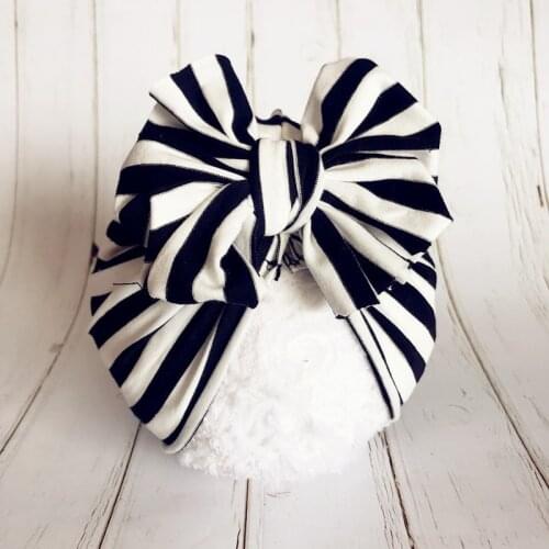 Baby Baby Hat New Cotton Big Bow Child Baby Butterfly Warm Solid Color Indian Hat Child Baby Girl Boy Girl Hat