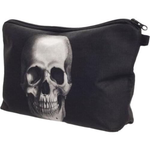 DHL 100 pieces skeleton Skull change coin purse animal picture women small women wallet make up bag day clutch