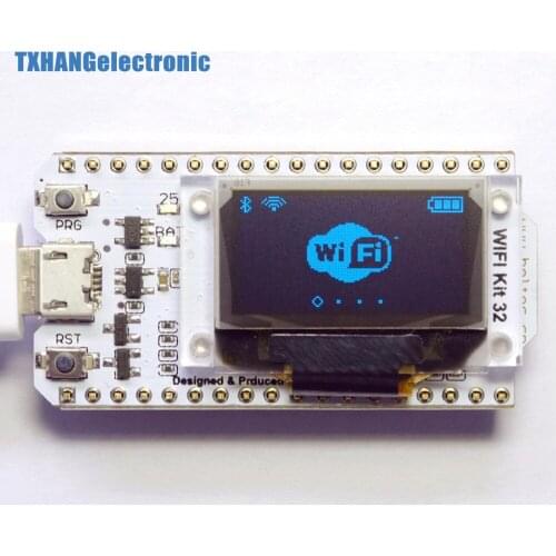 Internet Development Board ESP32 WIFI chip 0.96 inch OLED Bluetooth WIFI Kit CP2102 32M module for arduino diy electronics