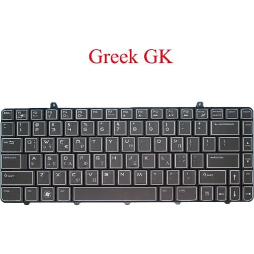 Laptop GK Keyboard For DELL For Alienware M11X R2 R3 P06T 0XKMF9 XKMF9 PK130CW1A23 V109002DS1 Greek Black With Backlit new