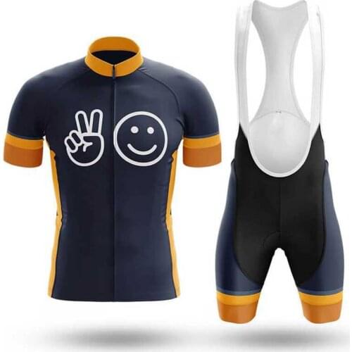 Summer Cycling Jersey Set Men Bicycle Clothing Wear Breathable Quick Dry MTB Bike Bib Pants Short Sleeve Pro Team Racing Uniform