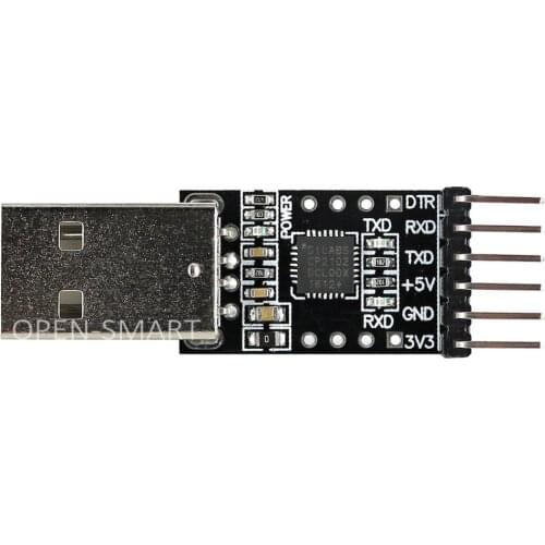 OPEN-SMART CP2102 USB to TTL Serial Adapter Module USB to UART Converter Debugger Programmer for Lilypad for Arduino